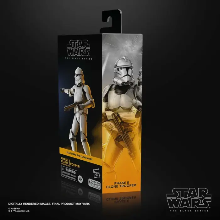Phase II Clone Trooper Star Wars Black Series Figur von Hasbro aus Star Wars: The Clone Wars
