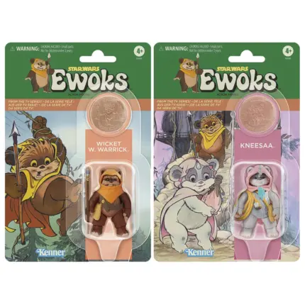 Wicket W. Warrick & Kneesaa Star Wars Vintage Collection Figuren 2-Pack von Hasbro aus Star Wars: Ewoks