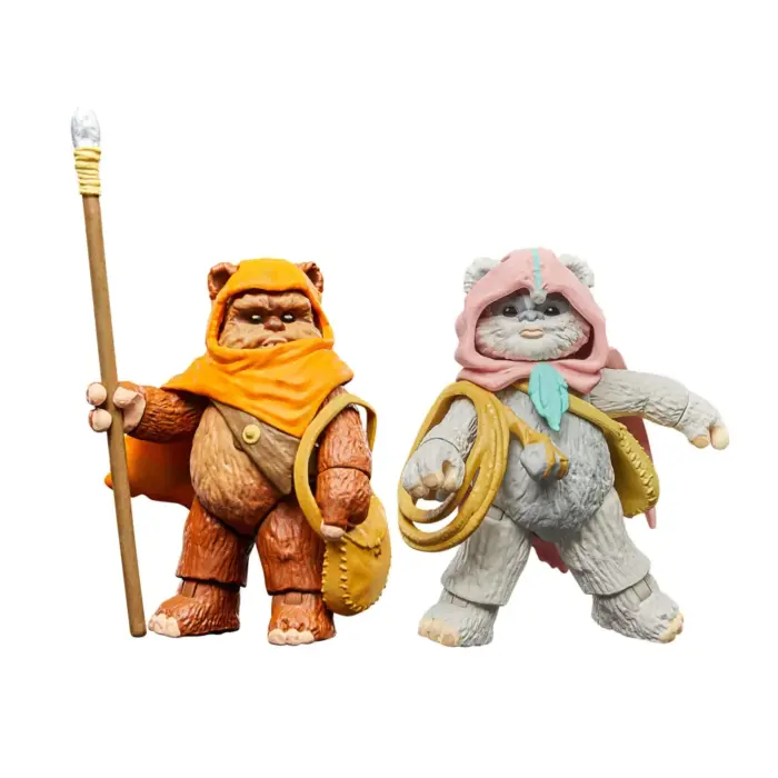 Wicket W. Warrick & Kneesaa Star Wars Vintage Collection Figuren 2-Pack von Hasbro aus Star Wars: Ewoks