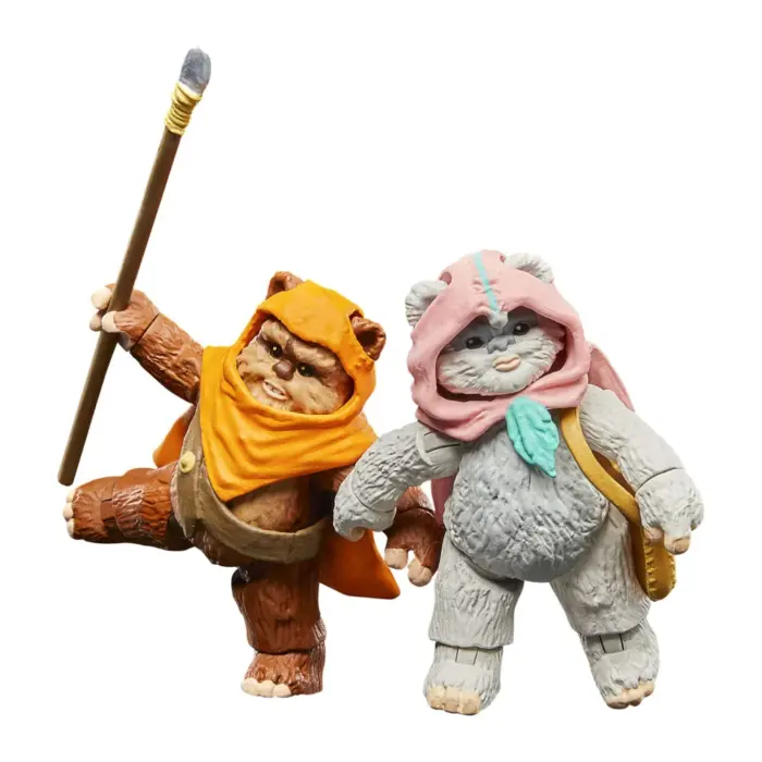 Wicket W. Warrick & Kneesaa Star Wars Vintage Collection Figuren 2-Pack von Hasbro aus Star Wars: Ewoks