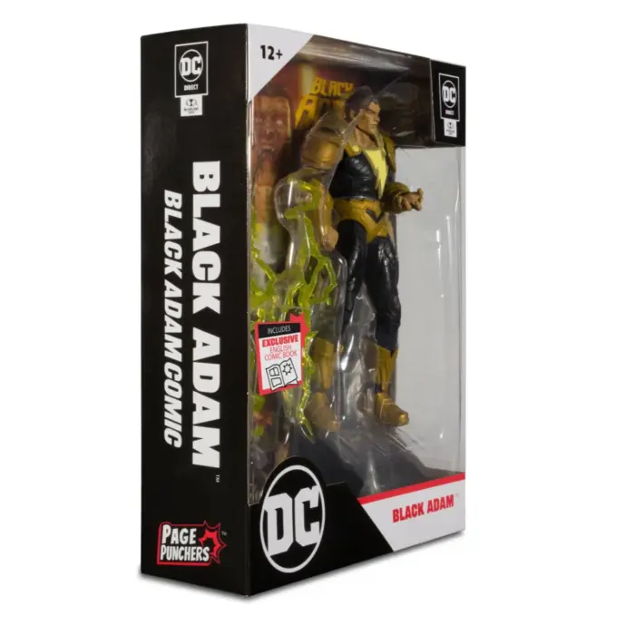 Black Adam DC Direct Page Punchers 7" Figur und Comic von McFarlane Toys