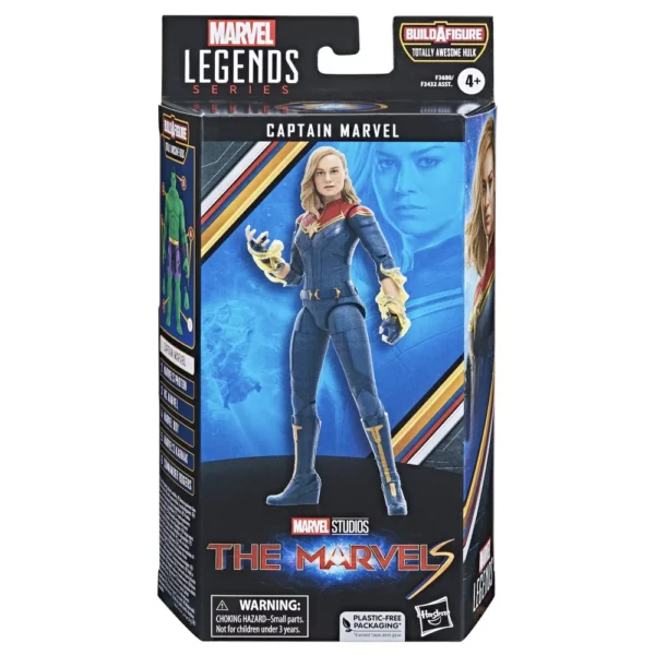 Captain Marvel Marvel Legends Series Figur Build-A-Figure Totally Awesome Hulk Wave von Hasbro aus The Marvels