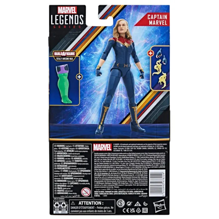 Captain Marvel Marvel Legends Series Figur Build-A-Figure Totally Awesome Hulk Wave von Hasbro aus The Marvels