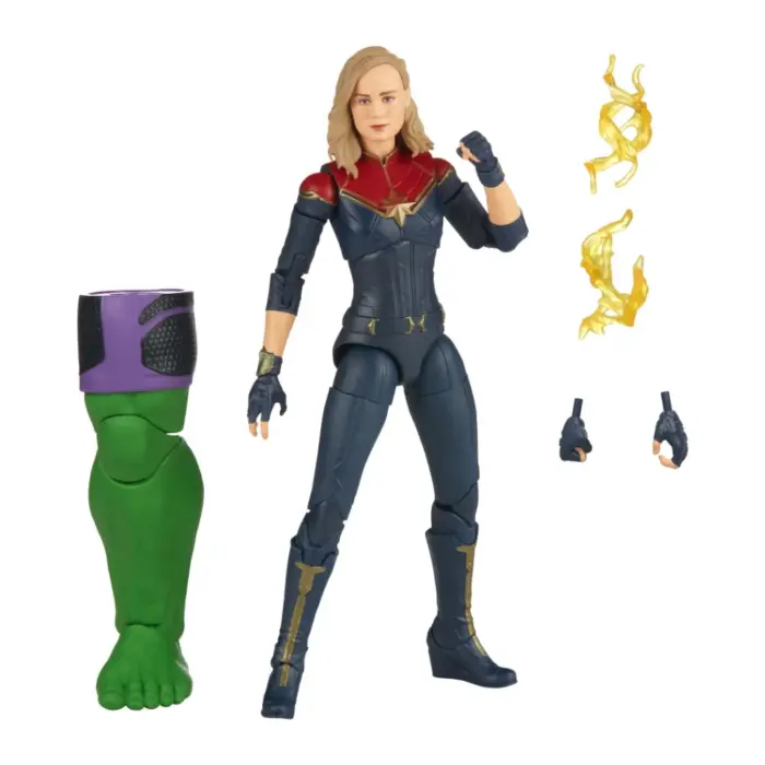 Captain Marvel Marvel Legends Series Figur Build-A-Figure Totally Awesome Hulk Wave von Hasbro aus The Marvels
