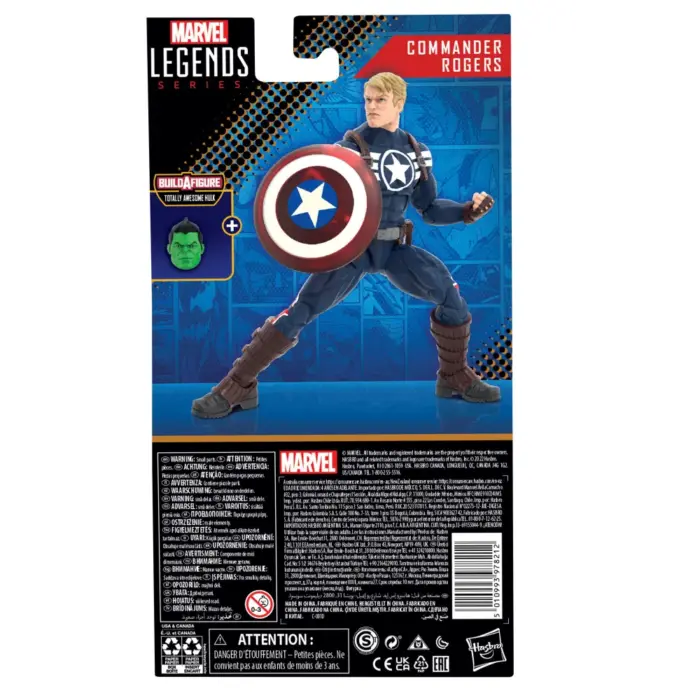 Commander Rogers Marvel Legends Series Figur Build-A-Figure Totally Awesome Hulk Wave von Hasbro