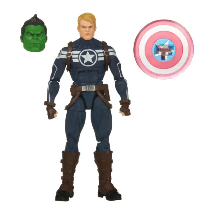 Commander Rogers Marvel Legends Series Figur Build-A-Figure Totally Awesome Hulk Wave von Hasbro