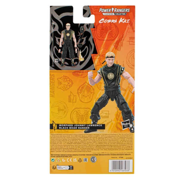 Johnny Lawrence Black Boar Ranger Power Rangers x Cobra Kai Lightning Collection Figur von Hasbro