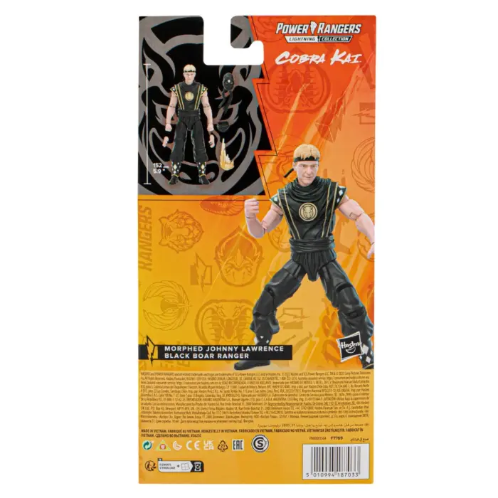 Johnny Lawrence Black Boar Ranger Power Rangers x Cobra Kai Lightning Collection Figur von Hasbro