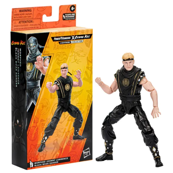 Johnny Lawrence Black Boar Ranger Power Rangers x Cobra Kai Lightning Collection Figur von Hasbro