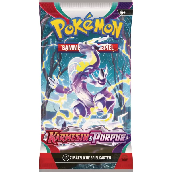 Karmesin & Purpur Pokemon Booster Display (Deutsch) von der The Pokemon Company International