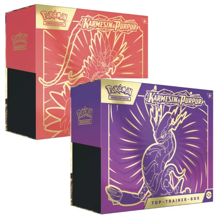 Karmesin & Purpur Top Trainer Box (Deutsche Version) von der The Pokemon Company International