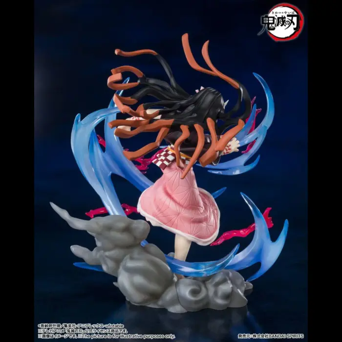 Nezuko Kamado Demon Form Advanced Version Statue aus Demon Slayer Kimetsu no Yaiba FiguartsZERO Reihe von Bandai Tamashii Nation