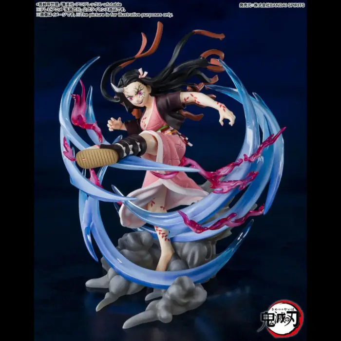 Nezuko Kamado Demon Form Advanced Version Statue aus Demon Slayer Kimetsu no Yaiba FiguartsZERO Reihe von Bandai Tamashii Nation