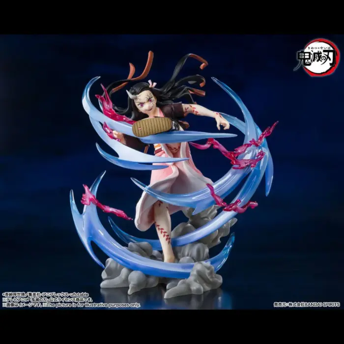 Nezuko Kamado Demon Form Advanced Version Statue aus Demon Slayer Kimetsu no Yaiba FiguartsZERO Reihe von Bandai Tamashii Nation