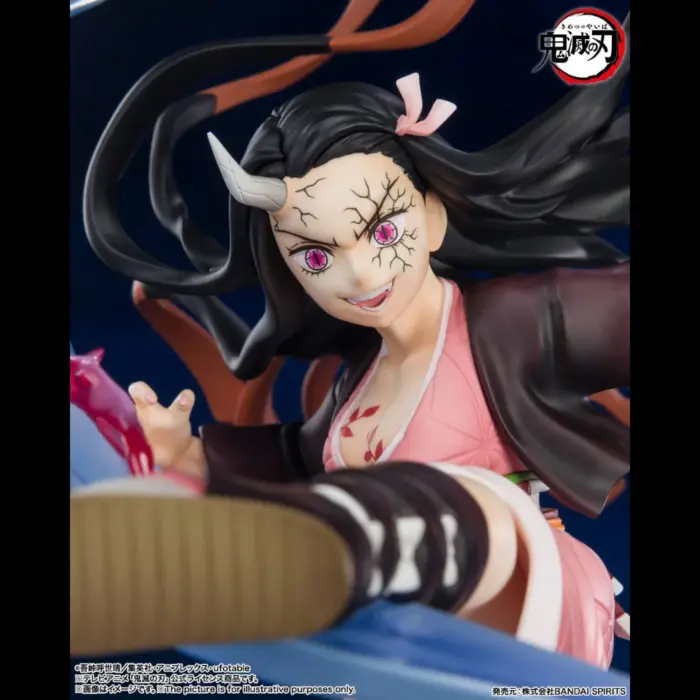 Nezuko Kamado Demon Form Advanced Version Statue aus Demon Slayer Kimetsu no Yaiba FiguartsZERO Reihe von Bandai Tamashii Nation