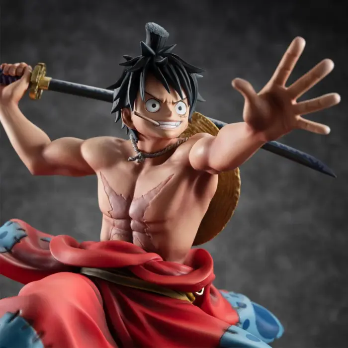 Ruffy (Luffy) Taro One Piece Warriors Alliance Portrait of Pirates Figur von MegaHouse