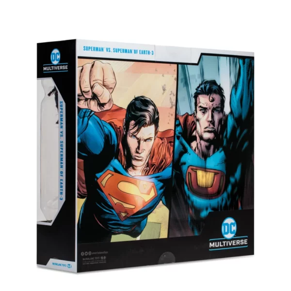 Superman vs. Superman of Earth-3 DC Multiverse Gold Label Figur von McFarlane Toys