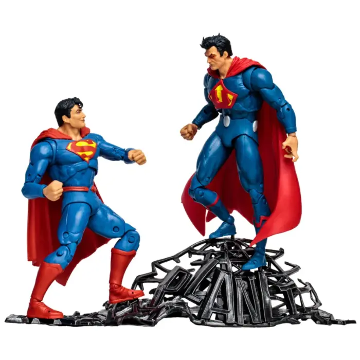 Superman vs. Superman of Earth-3 DC Multiverse Gold Label Figur von McFarlane Toys