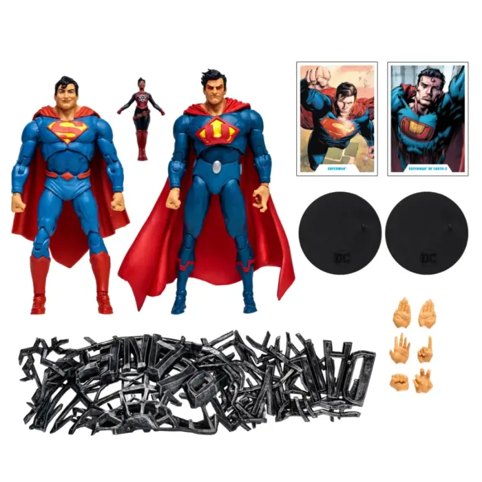 Superman vs. Superman of Earth-3 DC Multiverse Gold Label Figur von McFarlane Toys