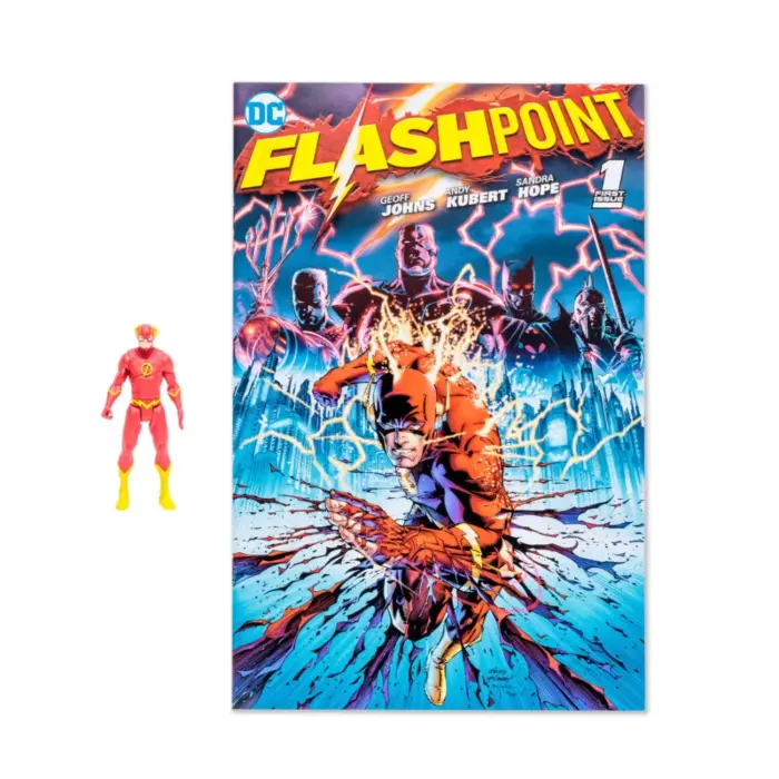 The Flash (Flashpoint) DC Page Punchers Figur und Comic von McFarlane Toys