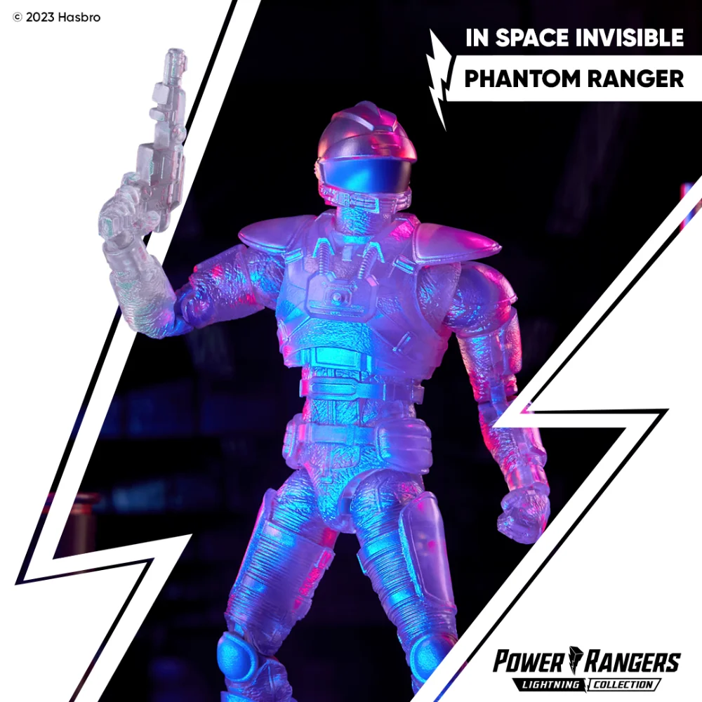 Turbo Invisible Phantom Ranger Mighty Morphin Power Rangers Figur von Hasbro