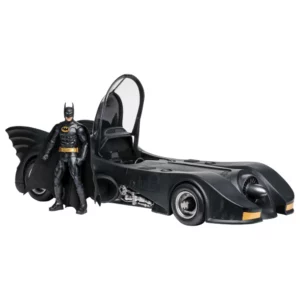 Batman 1989 & Batmobile DC Multiverse Gold Label Figur und Fahrzeug 2-Pack von McFarlane Toys