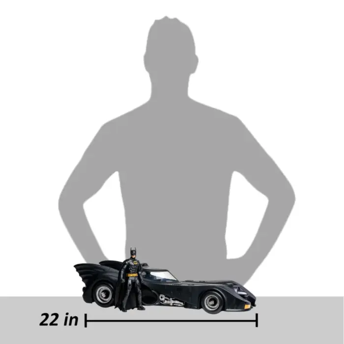 Batman 1989 & Batmobile DC Multiverse Gold Label Figur und Fahrzeug 2-Pack von McFarlane Toys