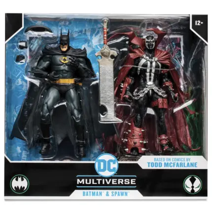 Batman und Spawn Figuren 2-Pack DC Multiverse Based on Comics by Todd McFarlane