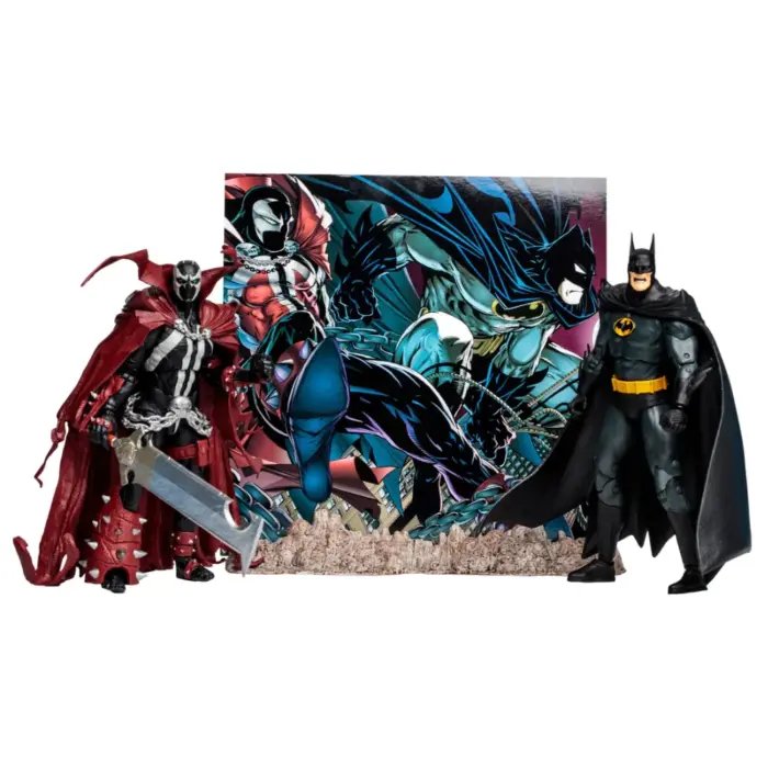 Batman und Spawn Figuren 2-Pack DC Multiverse Based on Comics by Todd McFarlane