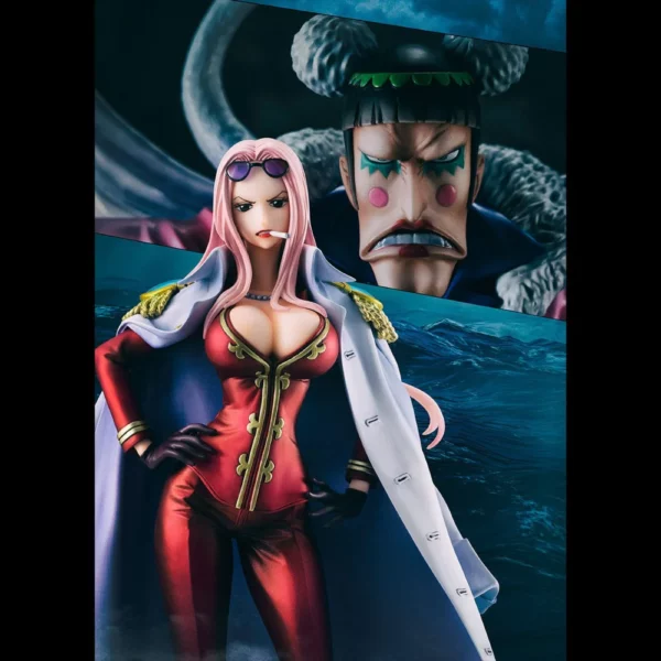 Black Cage Hina One Piece Limited Edition Portrait of Pirates (P.O.P.) Figur von MegaHouse