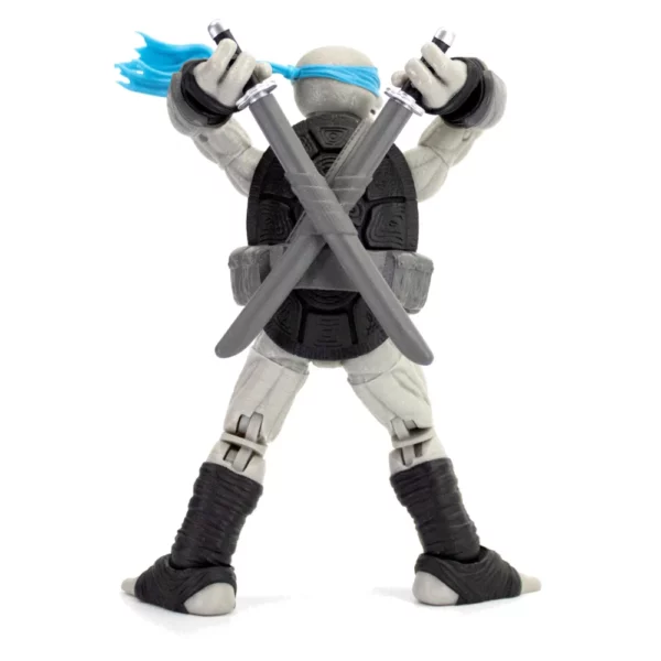 Black & White Michelangelo, Raphael, Donatello und Leonardo Teenage Mutant Ninja Turtles BST AXN 4-Pack von The Loyal Subjects in der IDW Comic Version