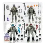 Black & White Michelangelo, Raphael, Donatello und Leonardo Teenage Mutant Ninja Turtles BST AXN 4-Pack von The Loyal Subjects in der IDW Comic Version