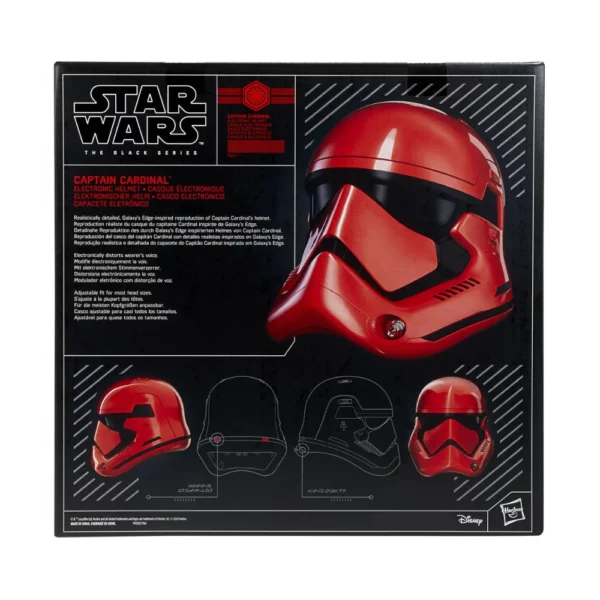 Captain Cardinal Helm Star Wars Black Series von Hasbro aus The Mandalorian