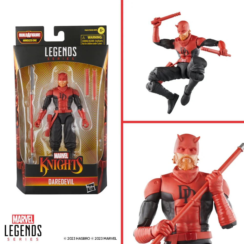 Daredevil Marvel Legends Series Marvel Knights Figur von Hasbro aus der Mindless One Build-A-Figure (BAF) Wave