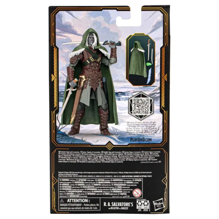 Drizzt Dungeons & Dragons Golden Archive Figur von Hasbro aus R.A. Salvatore's The Legend of Drizzt