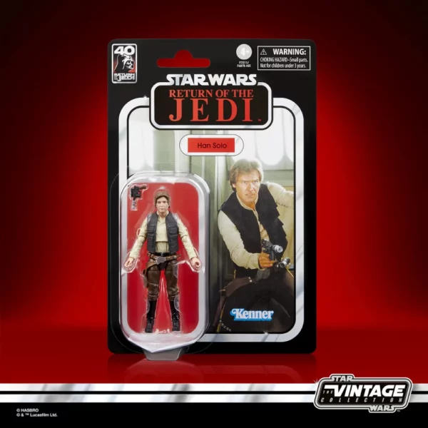Han Solo Star Wars Vintage Collection 40th Anniversary Figur von Hasbro aus Star Wars: Return of the Jedi (ROTJ)