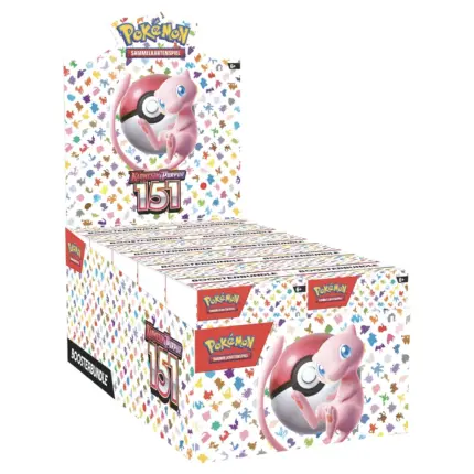 Karmesin und Purpur 3.5 - 151 Booster Karten Display (Deutsche Version)