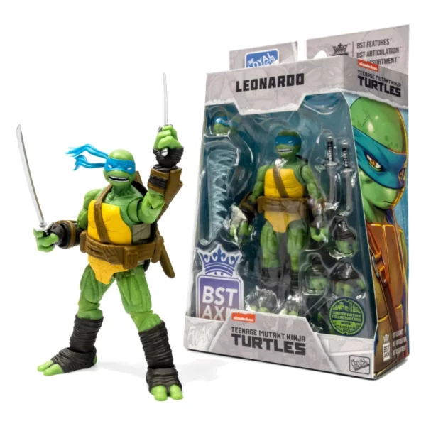 Leonardo Teenage Mutant Ninja Turtles BST AXN Figur von The Loyal Subjects in der IDW Comic Versio