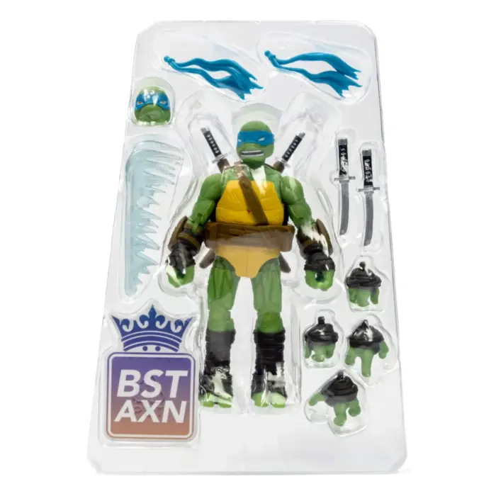 Leonardo Teenage Mutant Ninja Turtles BST AXN Figur von The Loyal Subjects in der IDW Comic Versio