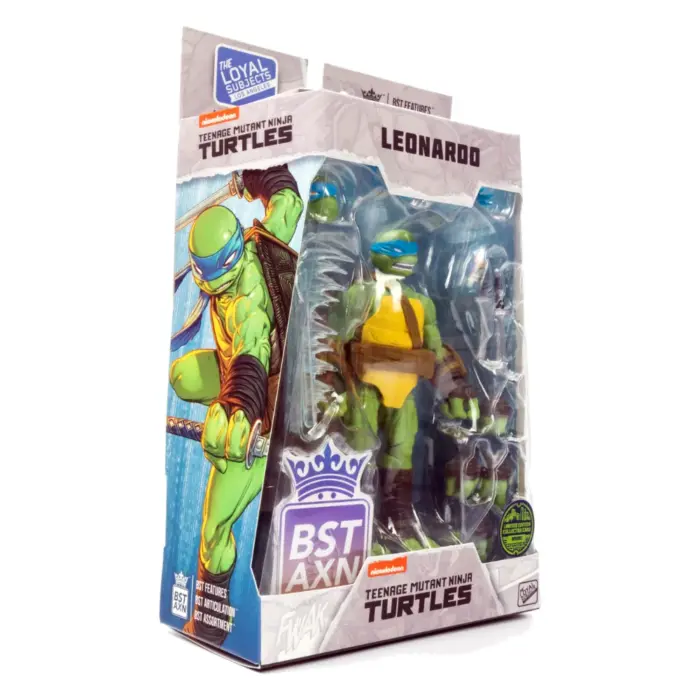 Leonardo Teenage Mutant Ninja Turtles BST AXN Figur von The Loyal Subjects in der IDW Comic Versio
