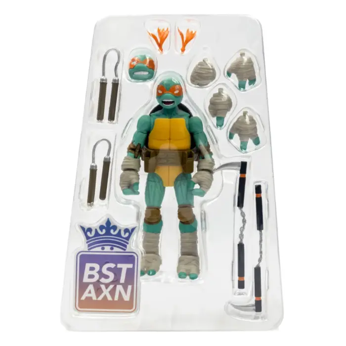 Michelangelo Teenage Mutant Ninja Turtles BST AXN Figur von The Loyal Subjects in der IDW Comic Version