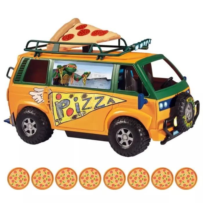 Pizzafire Van Teenage Mutant Ninja Turtles Fahrzeug von Playmates Toys aus Mutant Mayhem