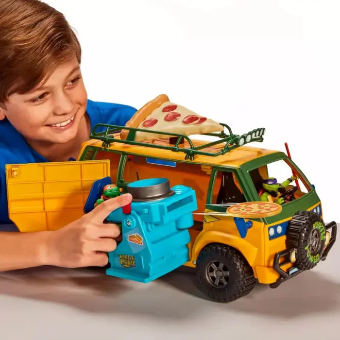Pizzafire Van Teenage Mutant Ninja Turtles Fahrzeug von Playmates Toys aus Mutant Mayhem