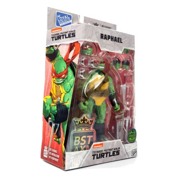 Raphael Teenage Mutant Ninja Turtles BST AXN Figur von The Loyal Subjects in der IDW Comic Version