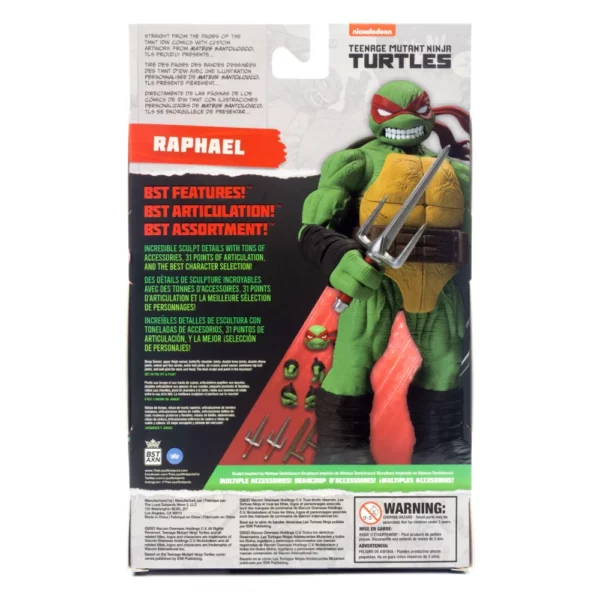 Raphael Teenage Mutant Ninja Turtles BST AXN Figur von The Loyal Subjects in der IDW Comic Version