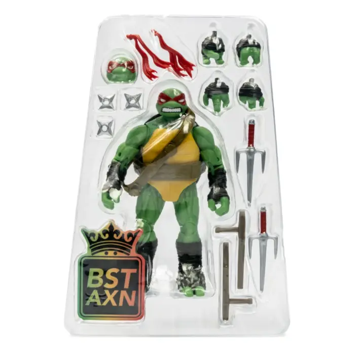 Raphael Teenage Mutant Ninja Turtles BST AXN Figur von The Loyal Subjects in der IDW Comic Version