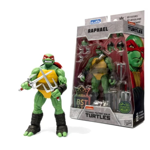 Raphael Teenage Mutant Ninja Turtles BST AXN Figur von The Loyal Subjects in der IDW Comic Version