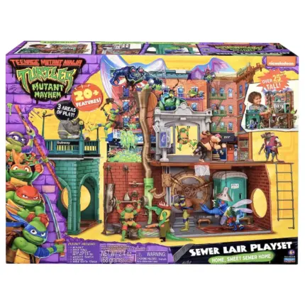 Sewer Lair Spielset (Hauptquartier) der Teenage Mutant Ninja Turtles von Playmates Toys aus Mutant Mayhem