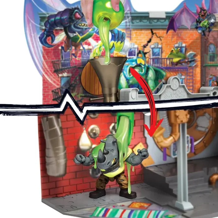 Sewer Lair Spielset (Hauptquartier) der Teenage Mutant Ninja Turtles von Playmates Toys aus Mutant Mayhem