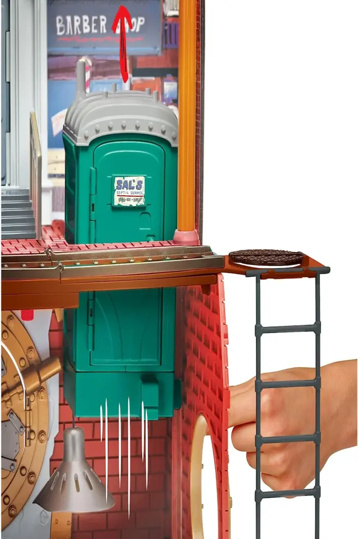 Sewer Lair Spielset (Hauptquartier) der Teenage Mutant Ninja Turtles von Playmates Toys aus Mutant Mayhem